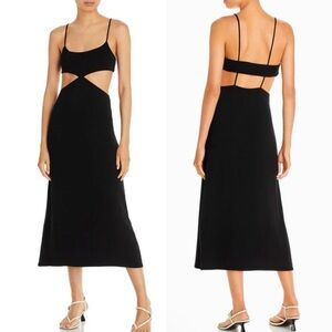 Free People Beach Pyper Cut Out Midi Dress - Small - Black - $4.99 Shipping!